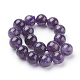Natural Amethyst Beads Strands US-G-G099-10mm-1-2