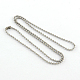 304 Stainless Steel Ball Chain Necklaces US-NJEW-Q289-23-1