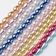 Teardrop Glass Pearl Beads Strands US-HY-E001-07A-1