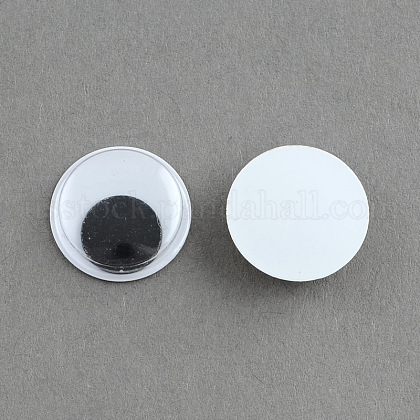 Black & White Wiggle Googly Eyes Cabochons DIY Scrapbooking Crafts Toy Accessories US-KY-S002-10mm-1