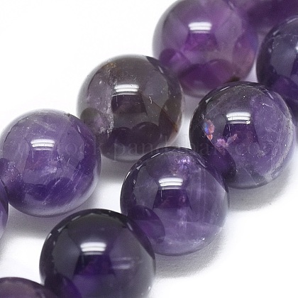 Natural Amethyst Beads Strands US-G-G791-11-A02-1