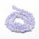 Natural Blue Lace Agate Chip Beads Strands US-G-E271-73-2
