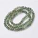 Electroplate Transparent Glass Beads Strands US-EGLA-A034-T8mm-S11-2