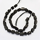 Natural Black Tourmaline Beads Strands US-G-L464-05-3