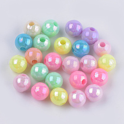 Opaque Acrylic Beads US-MACR-S296-90B