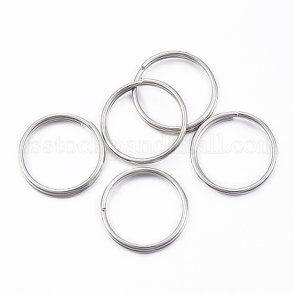 304 Stainless Steel Keychain Clasp Findings US-J0RBB011-1