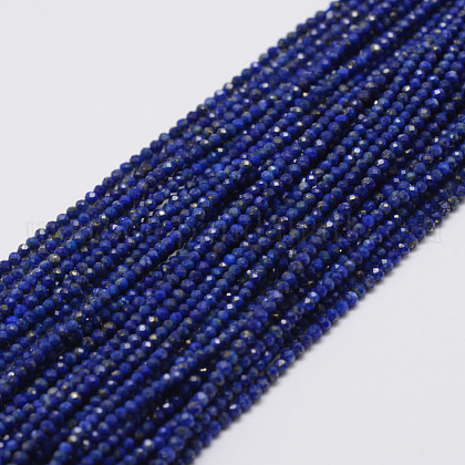 Natural Lapis Lazuli Beads Strands US-G-E351-09-1