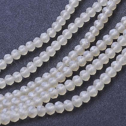 Electroplate Transparent Glass Beads Strands US-EGLA-A034-T10mm-W03-1