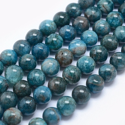 Natural Apatite Beads US-X-G-E481-05-6mm-1
