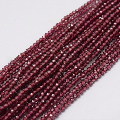 Natural Garnet Beads Strands US-G-E351-03-1