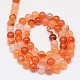 Natural Carnelian Beads Strands US-G-N0006-6mm-17-2