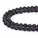 Synthetic Lava Rock Beads Strands US-G-S277-10mm-01-4