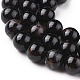 Natural Black Tourmaline Beads Strands US-G-F666-05-8mm-3