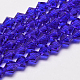 Imitate Austrian Crystal Bicone Glass Beads Strands US-GLAA-F029-4x4mm-06-1