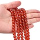 Natural Carnelian Beads Strands US-G-C076-8mm-2A-4
