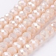 Electroplate Glass Bead Strands US-GLAA-F001-6x4mm-14L-1