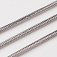 304 Stainless Steel Round Snake Chains US-CHS-L015-06-1