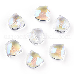 Electroplate Transparent Glass Beads US-GLAA-T022-26-C01