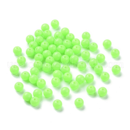 Fluorescent Acrylic Beads US-MACR-R517-6mm-02-1