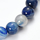 Natural Striped Agate/Banded Agate Beaded Stretch Bracelets US-BJEW-Q692-03E-3