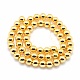 Electroplate Non-magnetic Synthetic Hematite Beads Strands US-G-L485-01E-G-3