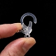 Transparent Plastic Lobster CLaw Clasps US-KY-H005-A13-5