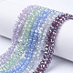 Electroplate Glass Beads Strands US-EGLA-A034-J6mm-A-1