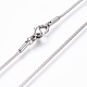 304 Stainless Steel Snake Chain Necklaces US-NJEW-L160-010P-1