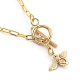 Brass Pendant Necklaces US-NJEW-JN03060-3