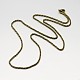 Iron Rope Chain Necklace Making US-MAK-J004-23AB-2