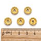 Iron Rhinestone Spacer Beads US-RB-A010-10MM-G-6