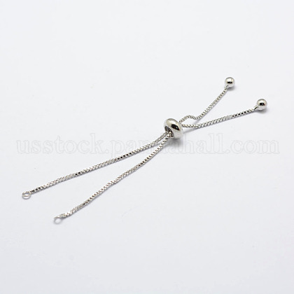 Rack Plating Brass Chain Bracelet Making US-KK-A142-018P-1