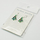 Fashion Earrings for Christmas US-EJEW-JE00367-01-3