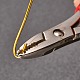 45# Carbon Steel Jewelry Pliers for Jewelry Making Supplies US-PT-L007-38-5
