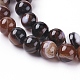 Natural Striped Agate/Banded Agate Beads Strands US-G-G582-8mm-45-3