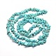 Synthetic Turquoise Chip Bead Strands US-G-M205-77-2