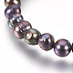 Natural Pearl Stretch Bracelets US-BJEW-JB03912-2