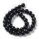 Natural Obsidian Beads Strands US-G-G099-10mm-24-5