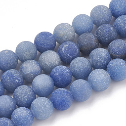 Natural Blue Aventurine Beads Strands US-G-T106-207
