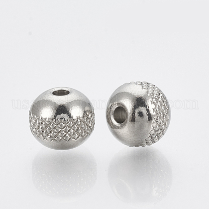 304 Stainless Steel Spacer Beads US-X-STAS-T034-6mm-03-1