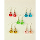 Dangle Glass Earrings US-EJEW-JE00779-1