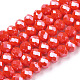 Electroplate Glass Beads Strands US-EGLA-A034-P6mm-A10-1