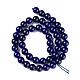 Natural Lapis Lazuli Round Beads Strands US-G-I181-10-10mm-4