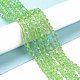Electroplate Glass Beads Strands US-EGLA-A034-T8mm-L17-4