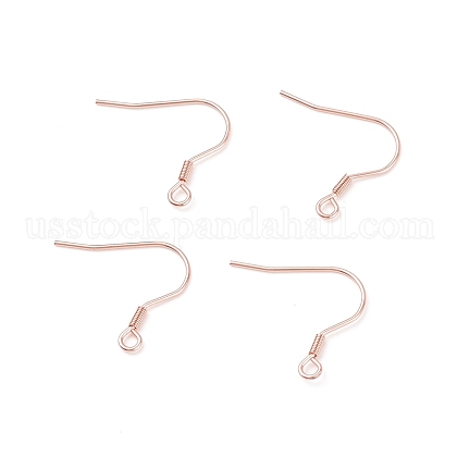 304 Stainless Steel Earring Hooks US-STAS-P221-04RG-1