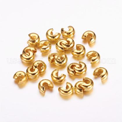 Iron Crimp Beads Covers US-IFIN-H030-NFG-NF-1