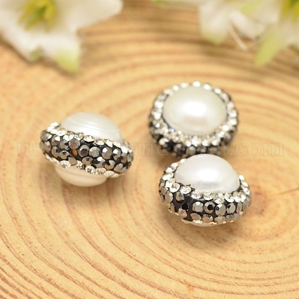 Round Shell Pearl Beads US-BSHE-L002-10-1