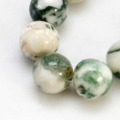 Natural Tree Agate Beads Strands US-X-G-H1633-10MM-1