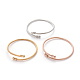 304 Stainless Steel Torque Bangle Sets US-BJEW-L642-10-1