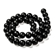Natural Black Agate Beads Strands US-G-D543-10mm-2